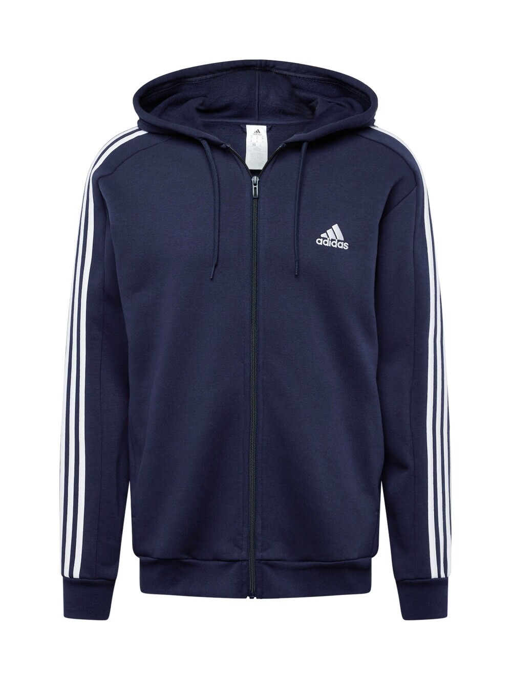 

Спортивная толстовка на молнии Adidas Essentials, темно-синий