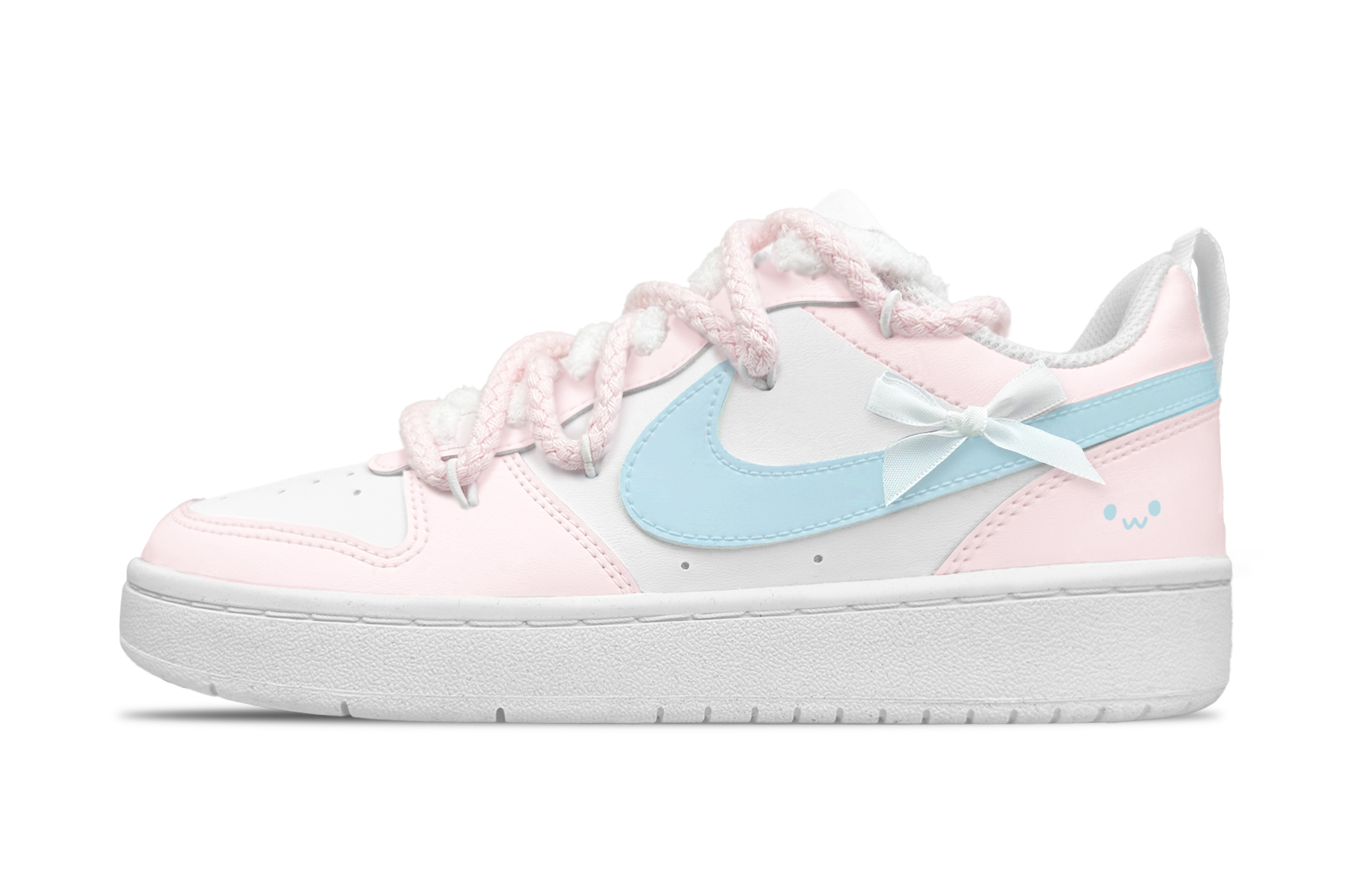 

Кроссовки для скейтбординга Court Borough с устойчивостью к истиранию, противоскользящей подошвой и амортизацией, низкие, для детей и подростков Nike, розовый