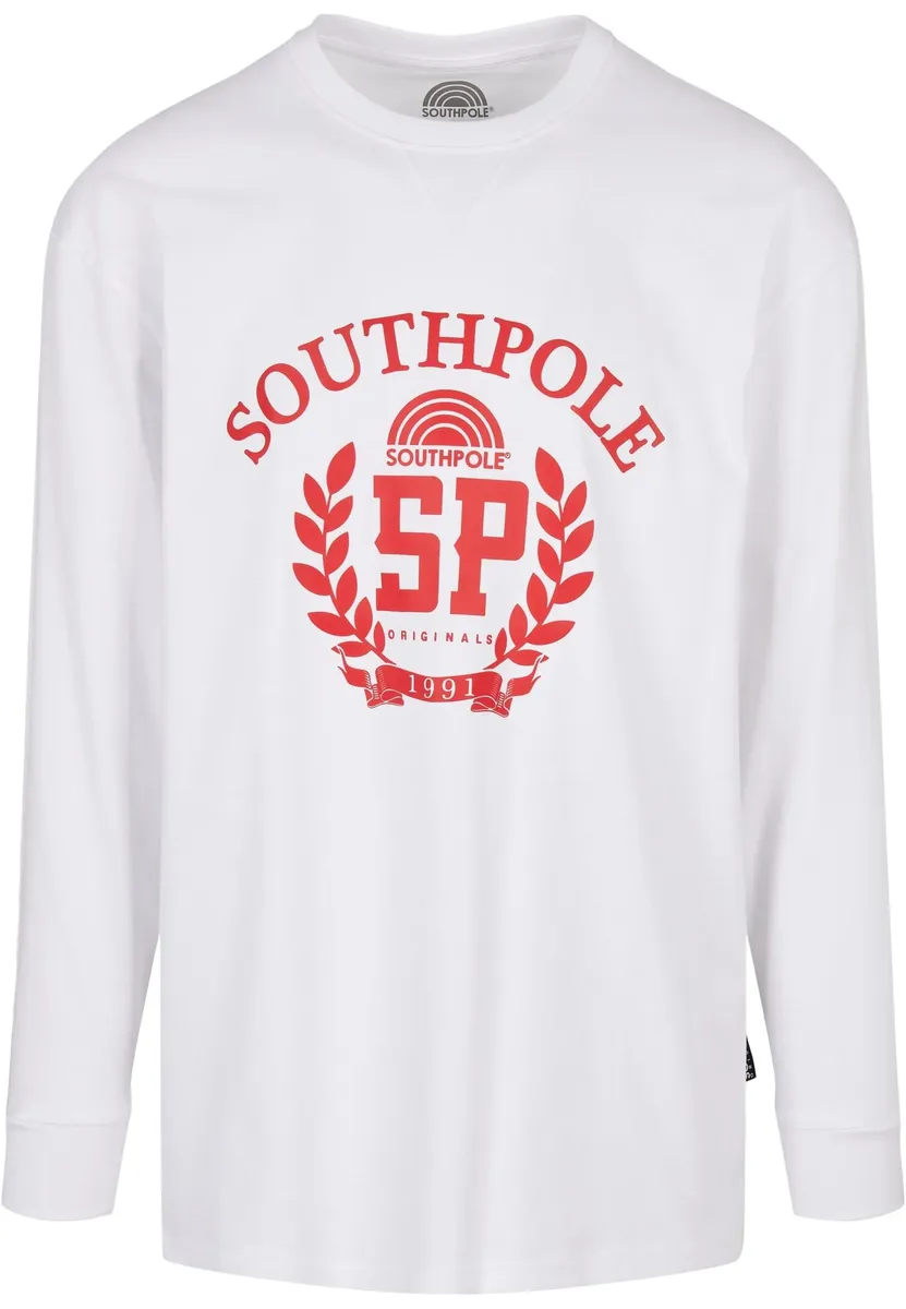 

Лонгслив Southpole "Мужская футболка Southpole College с длинным рукавом", белый