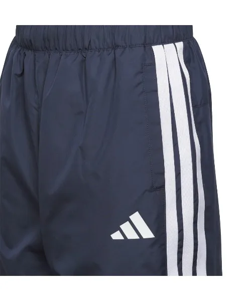 Детские спортивные штаны adidas с цветными блоками и флисовой подкладкой, Navy — фото 3