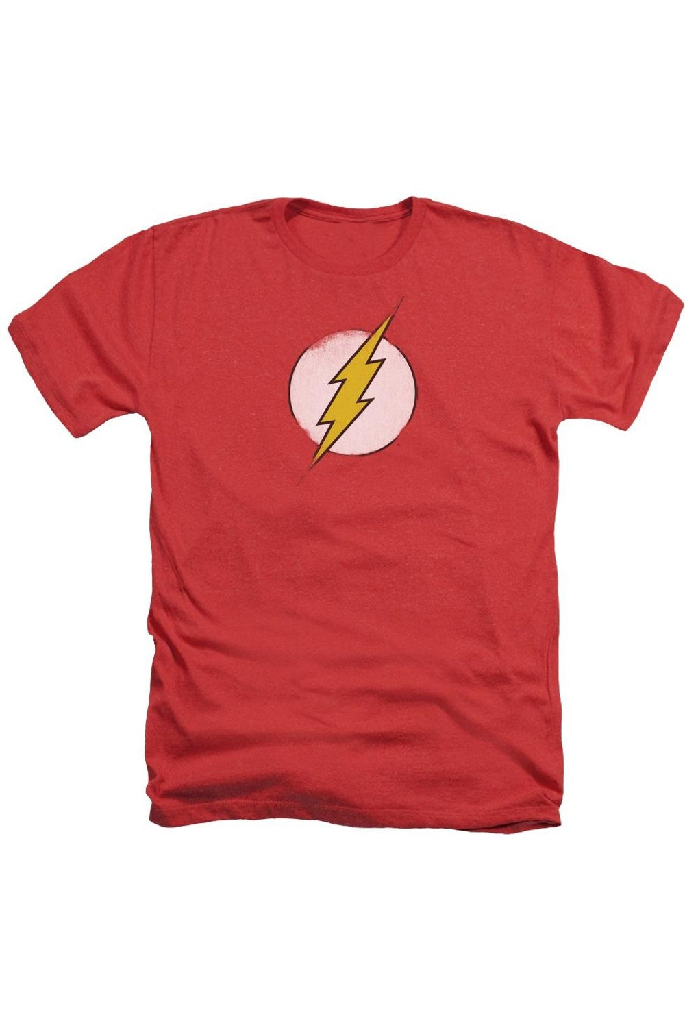 

DC Comics Flash Rough Flash Logo Adult Heather Tee / Футболка Gildan, красный