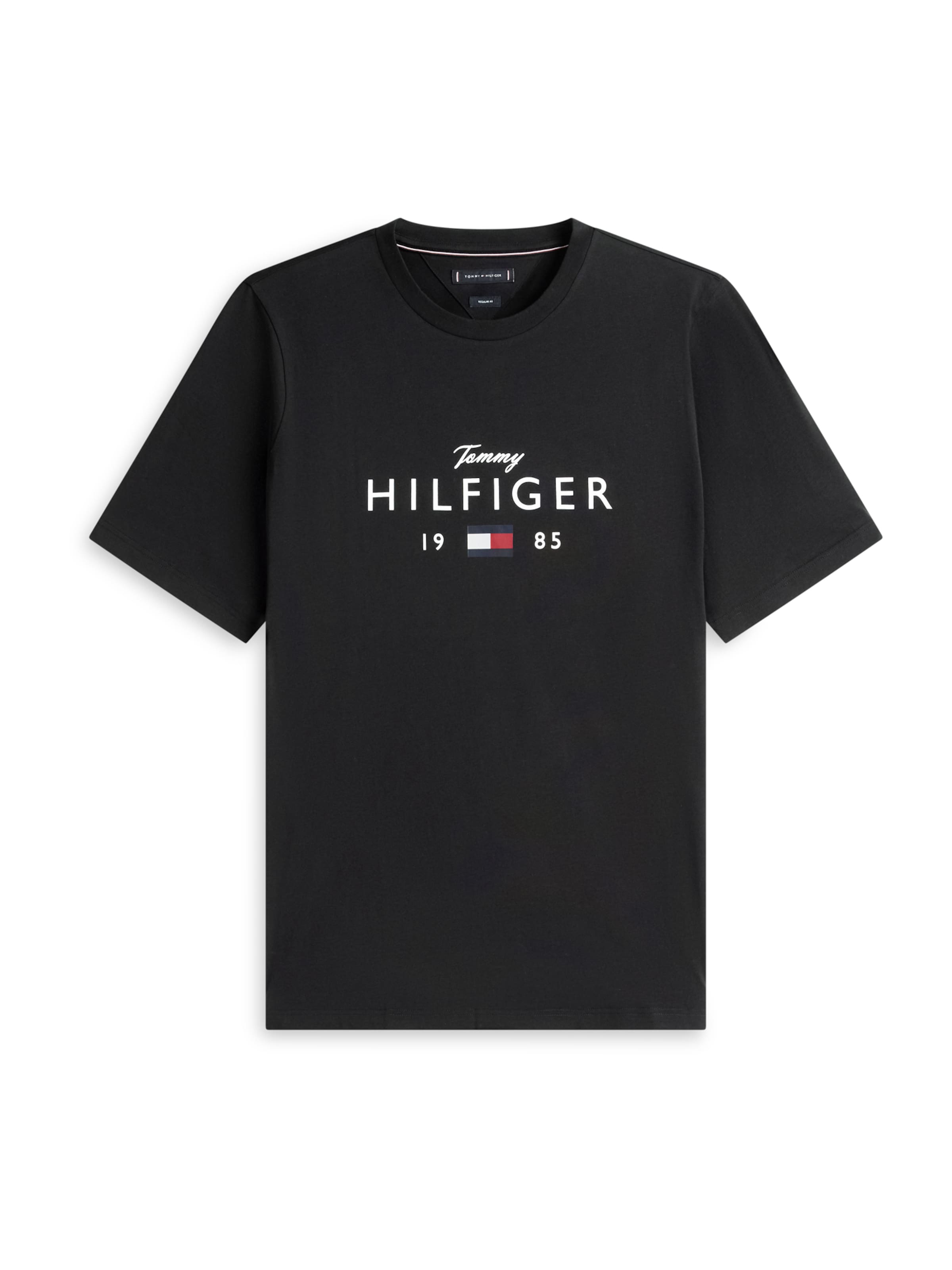 

Tommy Hilfiger Big & Tall Футболка 'BRAND LOVE' в черном цвете