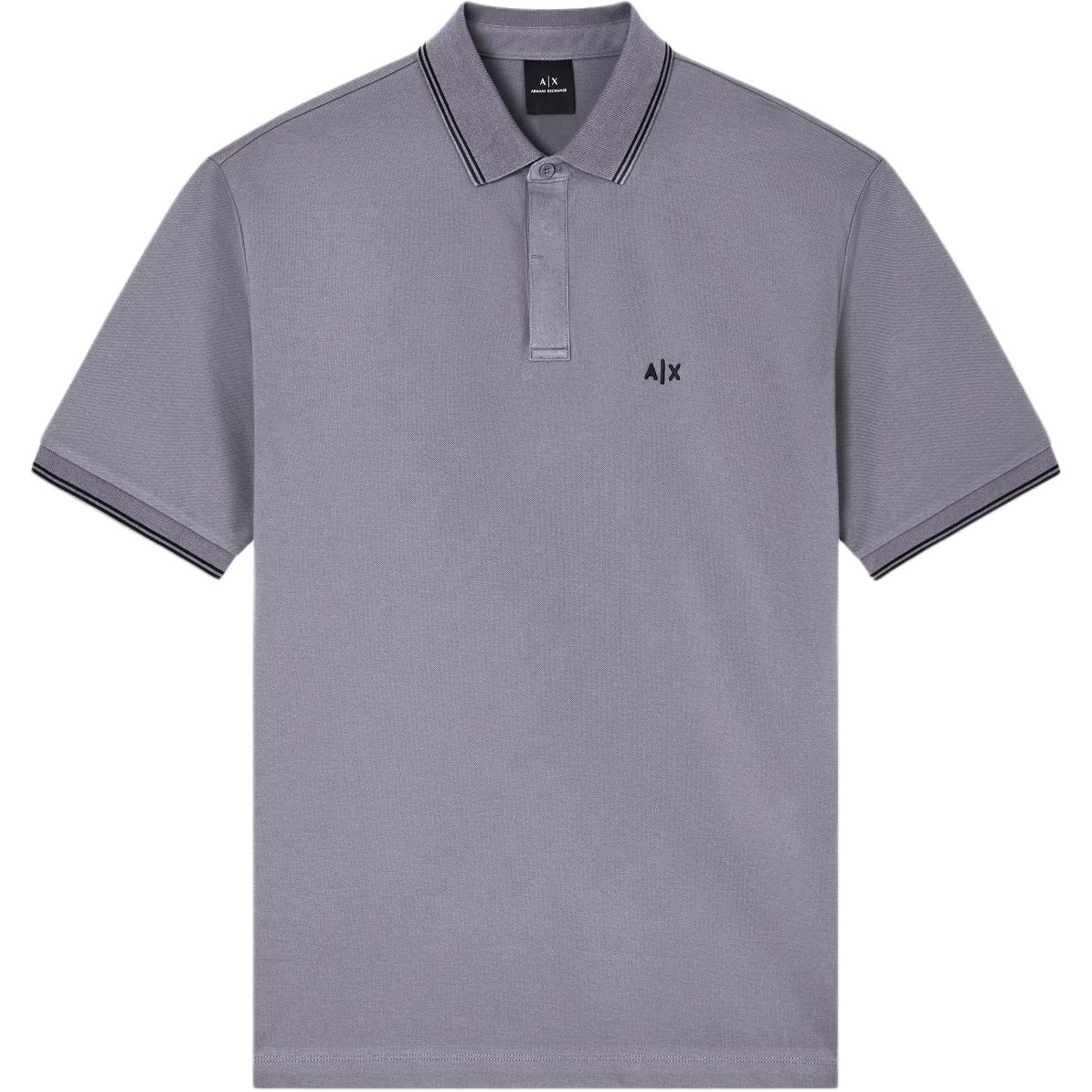 

Футболка-поло AE FW25 мужская ARMANI EXCHANGE, серый