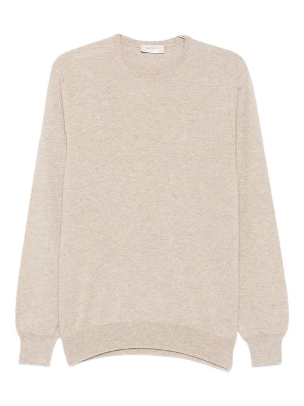 

Кашемировый свитер с круглым вырезом Piacenza Cashmere, нейтральный
