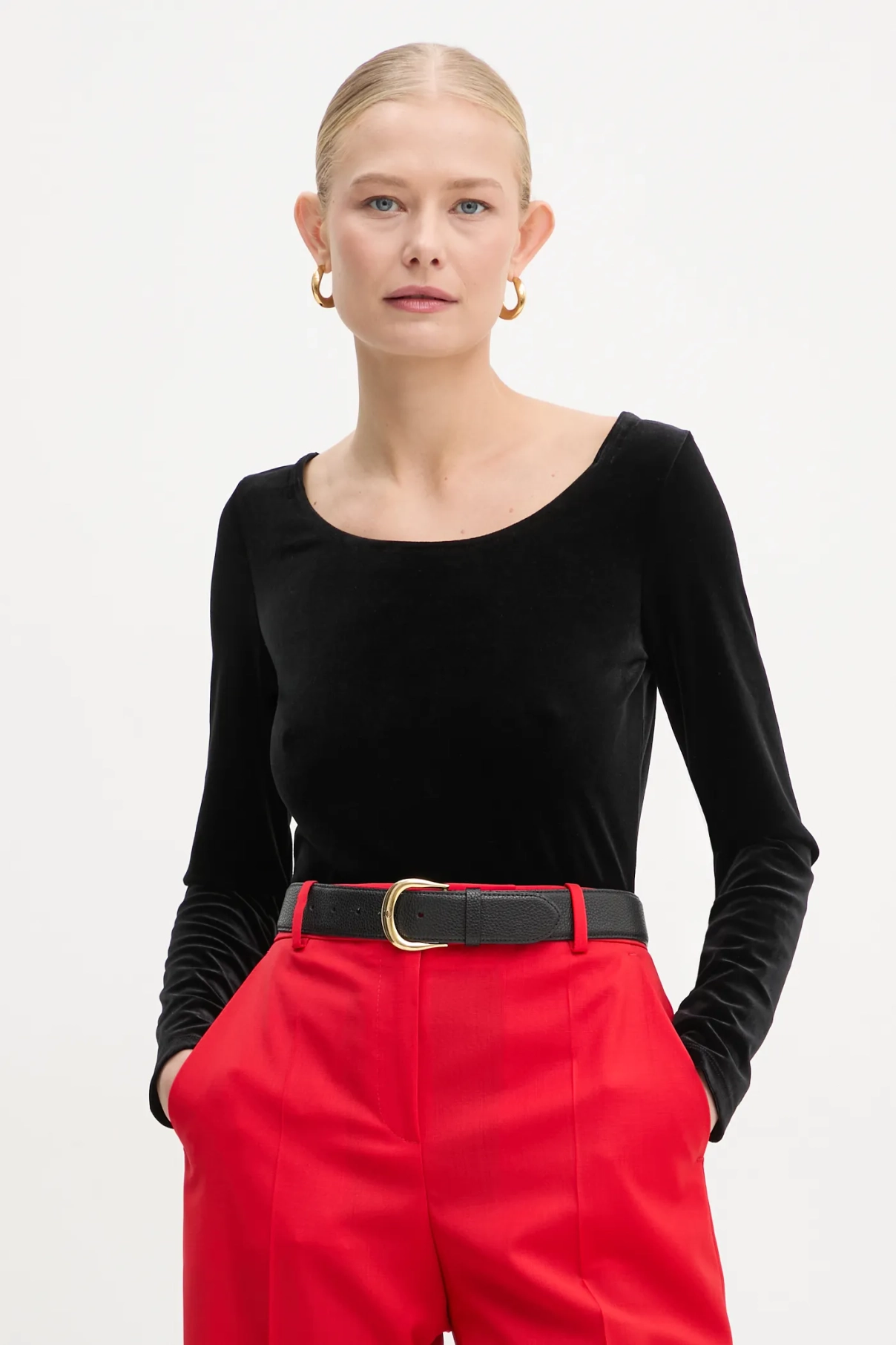 

Бархатное боди MICHAEL Michael Kors, черный