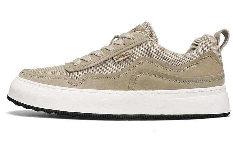 

Кроссовки Jeep Skateboarding Shoes Men Low-top Sand, цвет Sand, Бежевый, Кроссовки Jeep Skateboarding Shoes Men Low-top Sand, цвет Sand