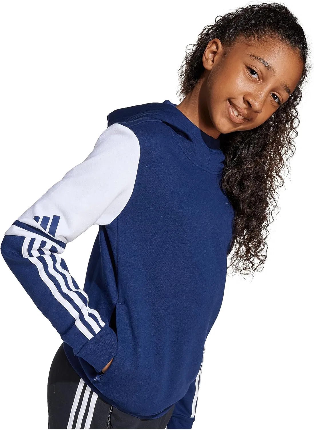 Детская худи Squadra25, adidas, Team Navy Blue 2/White — фото 3