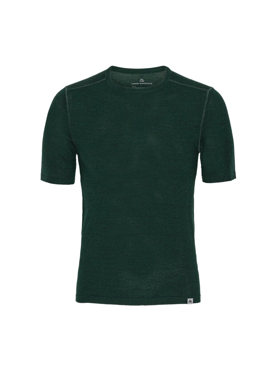 

Классическая футболка DANISH ENDURANCE Shirt Merino, темно-зеленый