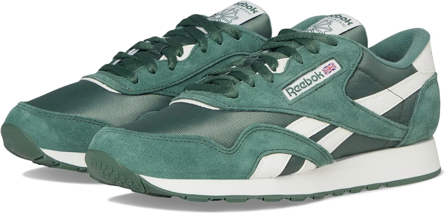 Мужские классические нейлоновые кроссовки Reebok, Escape Green Escape Green Chalk — фото 2