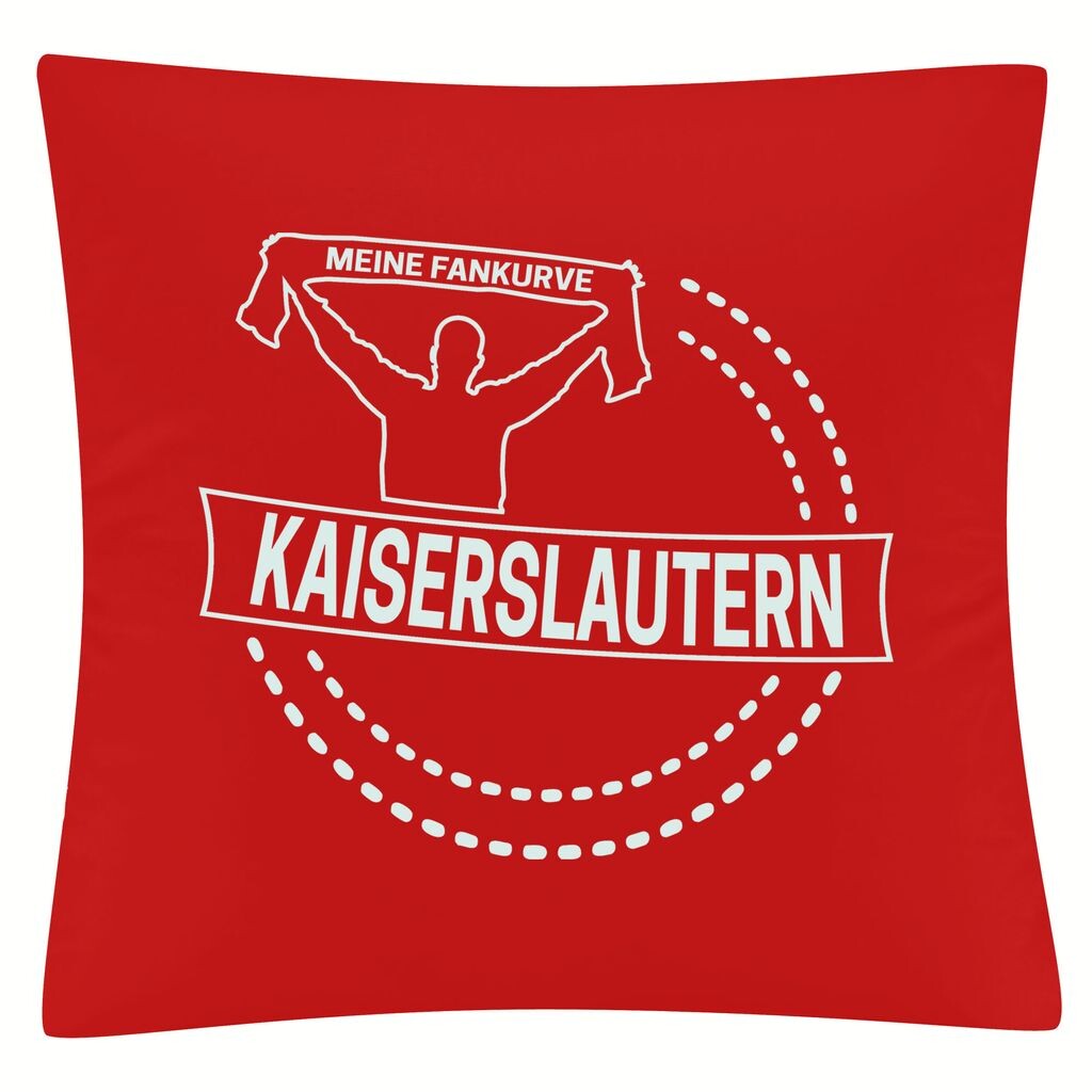 

Multifanshop Наволочка - Kaiserslautern - My Fan Curve, красный, один размер