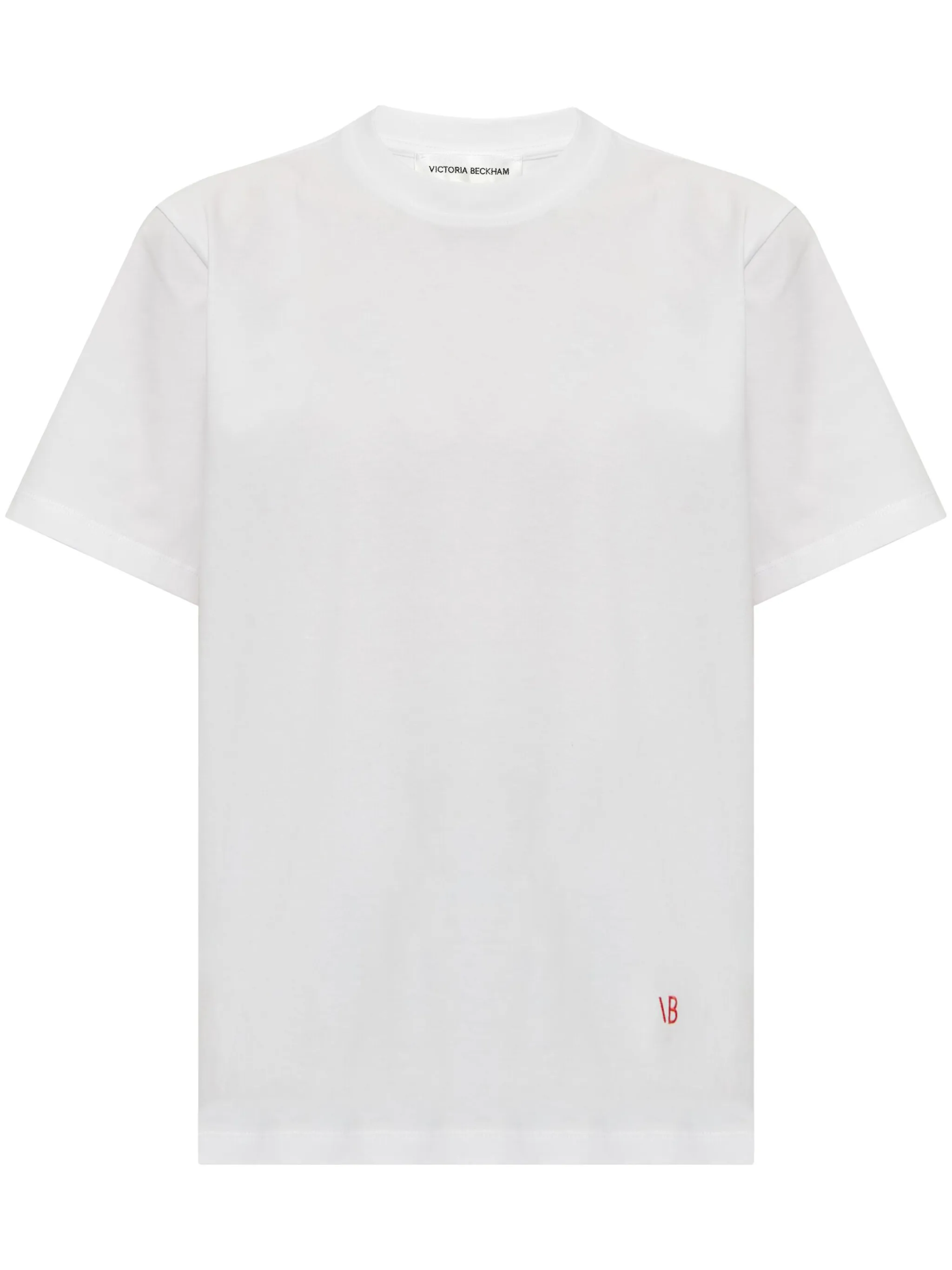 

Футболка с вышитым логотипом Victoria Beckham, белый