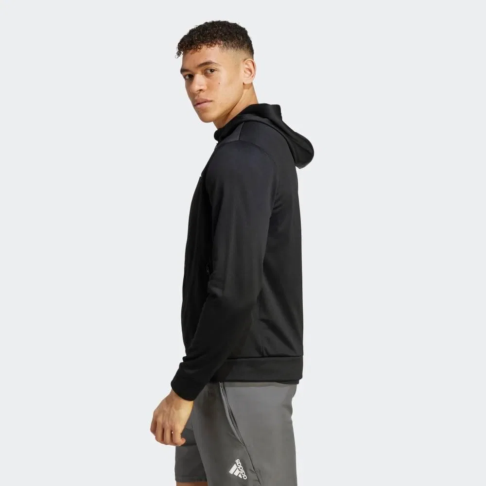 Куртка тренировочная adidas, Black/White — фото 3