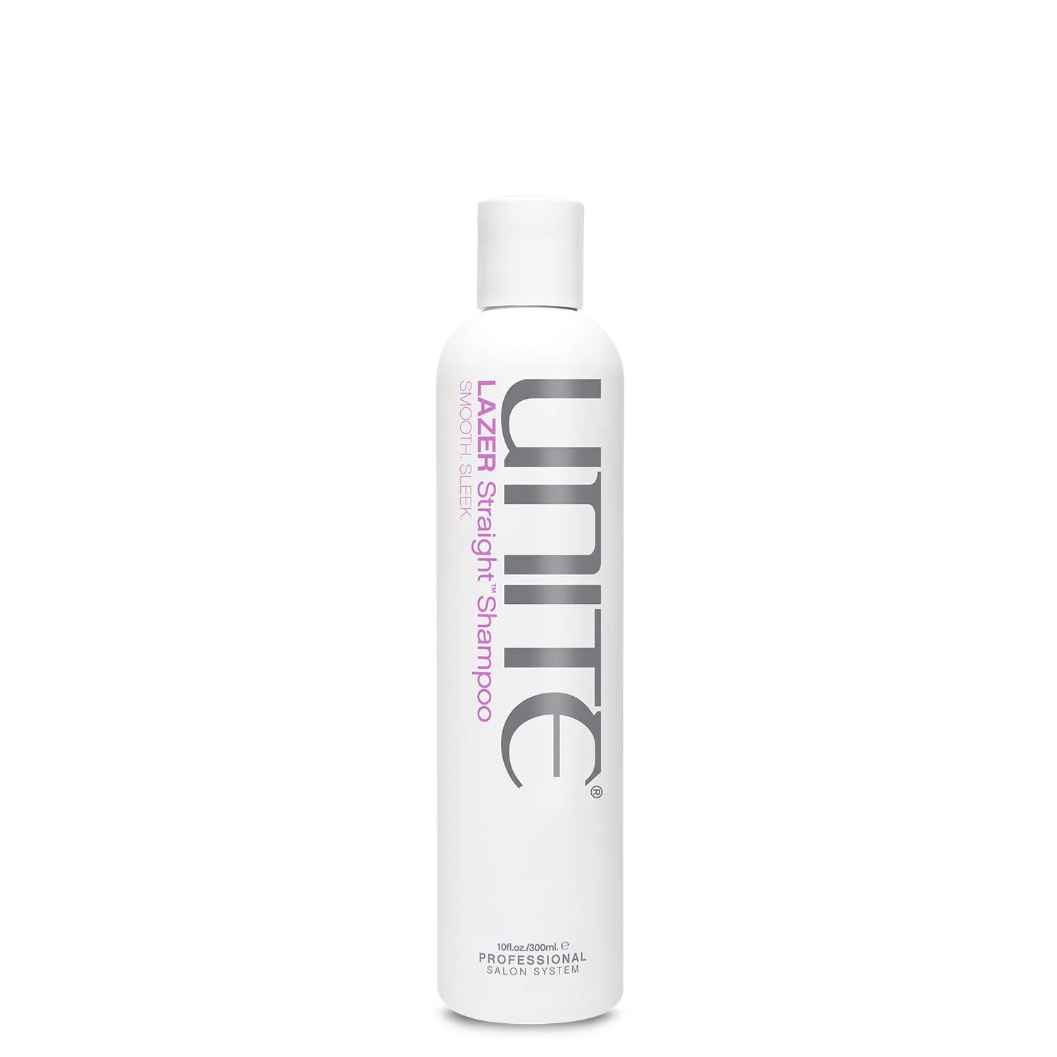 Шампунь UNITE Hair - LAZER Straight - разглаживающее средство для укрощения пушистости и контроля непослушных волос - для густых и жестких волос - 283 мл