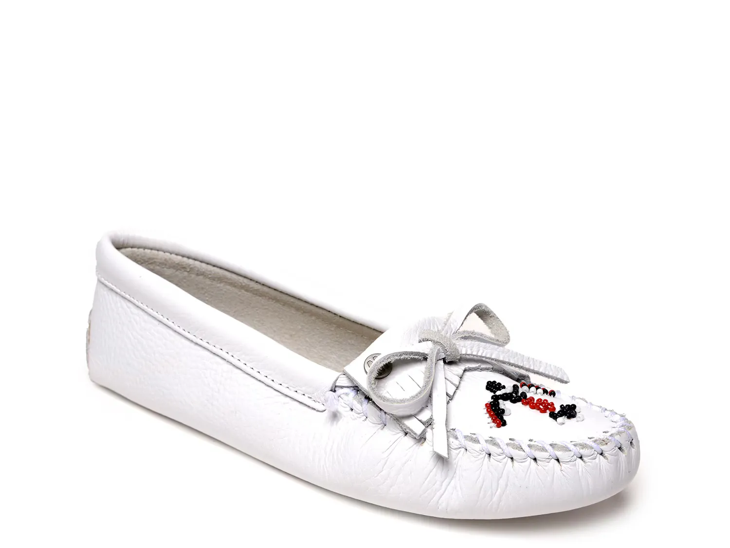 Балетки Thunderbird Animikii Moccasin Flat Minnetonka, белый
