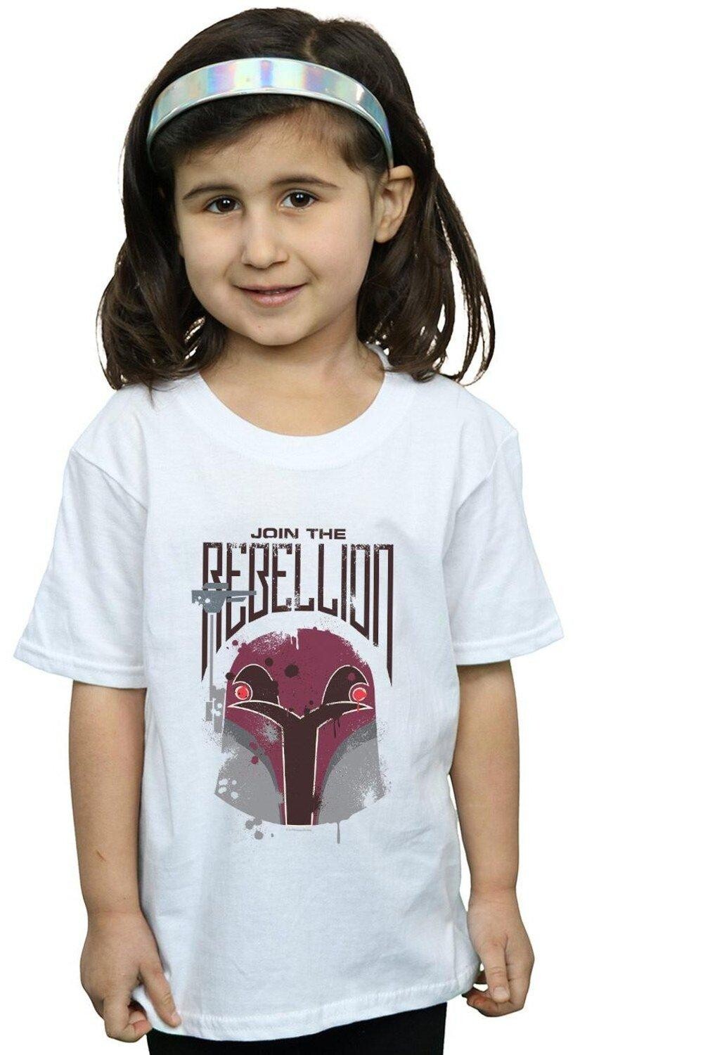 

Хлопковая футболка Rebels Rebellion Star Wars, белый