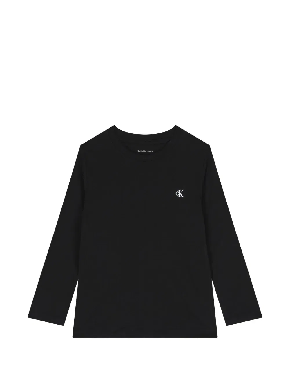 Футболки с длинными рукавами и логотипом (комплект из двух штук) Calvin Klein Kids, черный — фото 3
