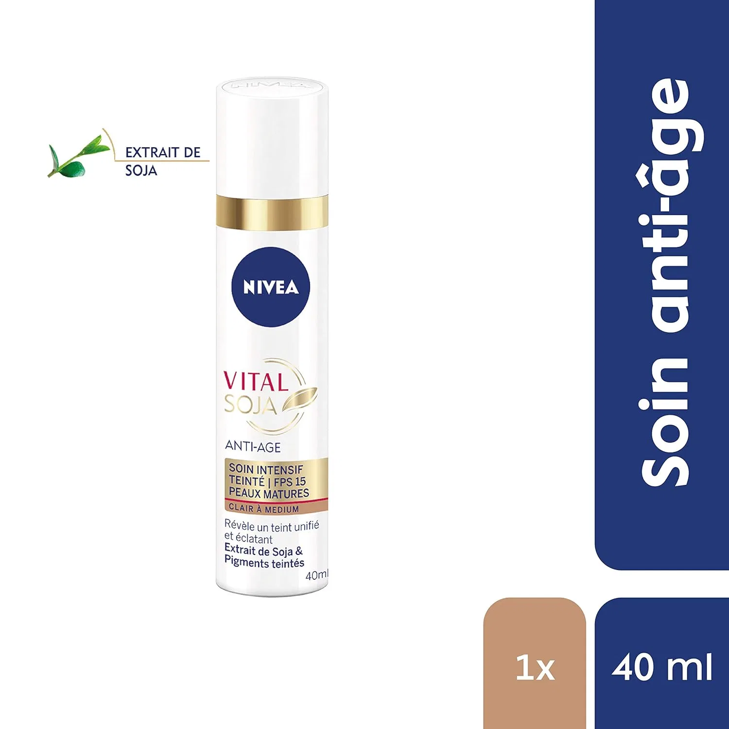 Интенсивный антивозрастной уход «Vital Soy» SPF 15 от Nivea Nivea — фото 2