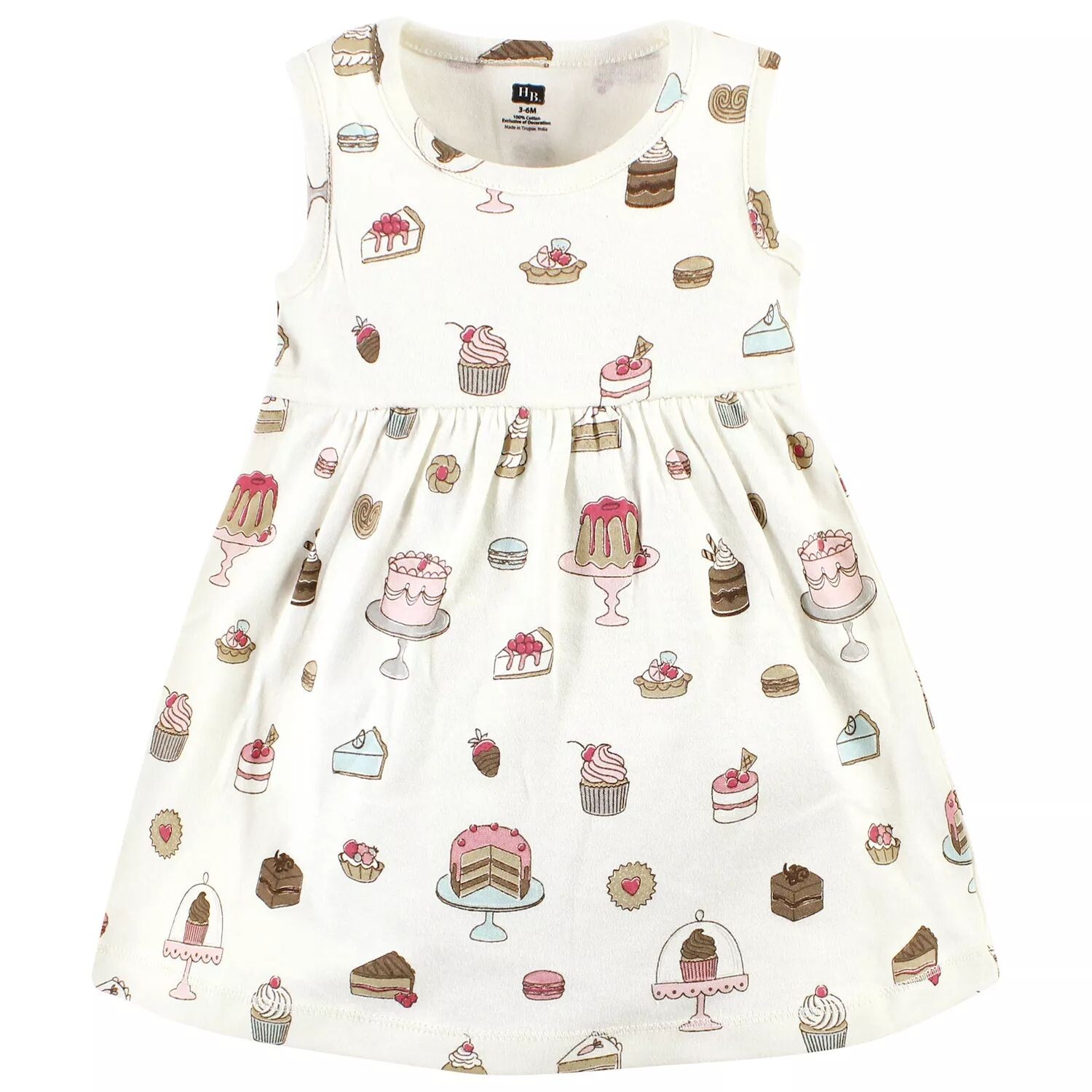 Комплект из хлопкового платья и кардигана для младенцев и малышей Hudson, Sweet Bakery Hudson Baby — фото 3