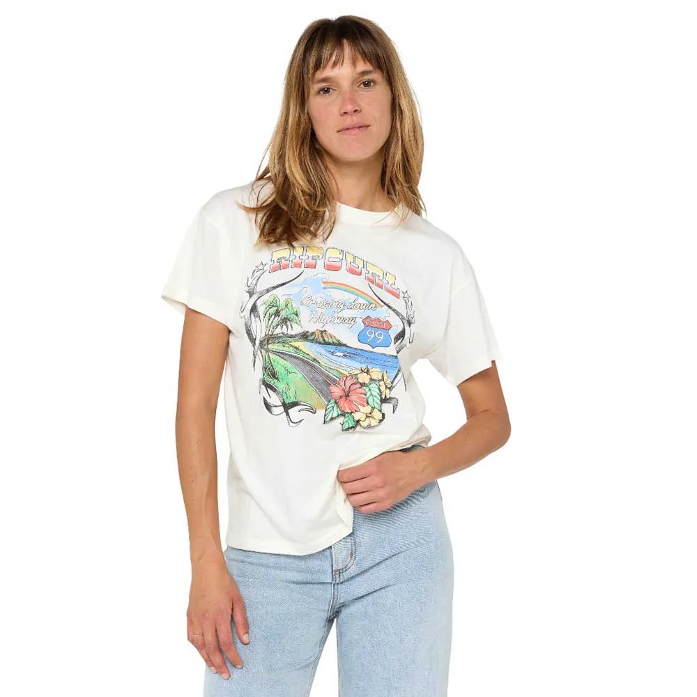 

Футболка с коротким рукавом Rip Curl Pacific Rider Relaxed, белый