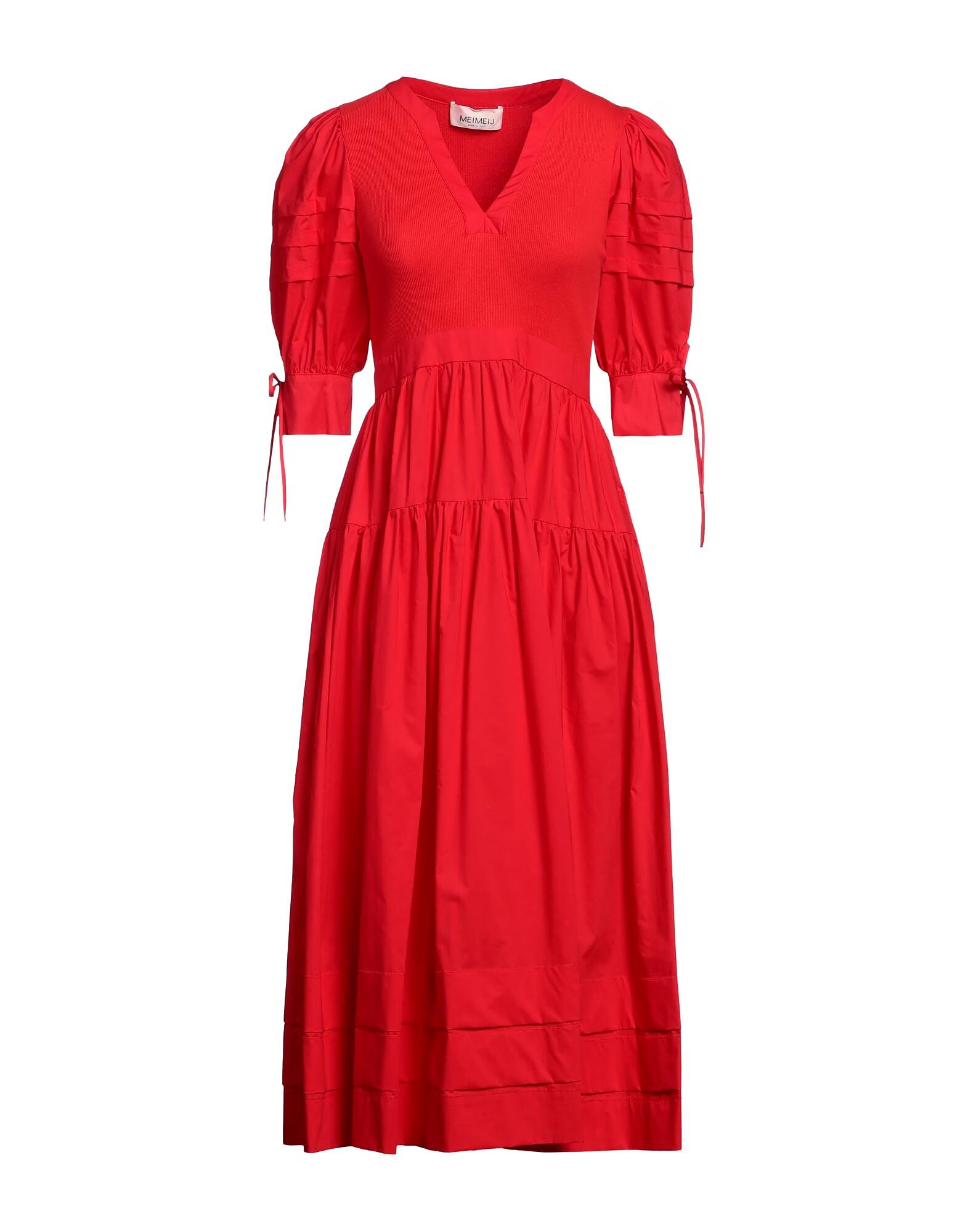 

Платье миди Meimeij, красный