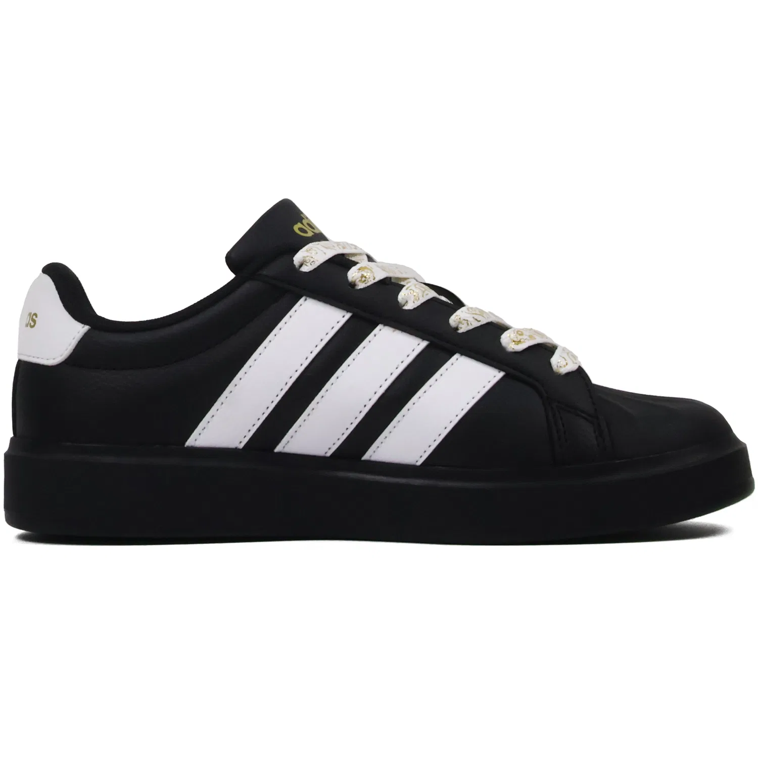 Кроссовки для скейтбординга детские Adidas Street Talk Black White — фото 3