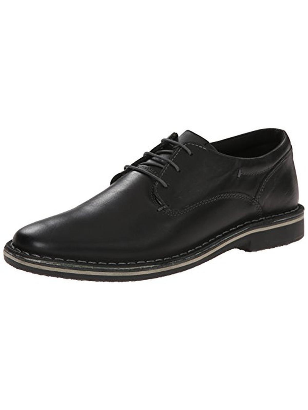 

Мужские кожаные оксфорды на платформе Harpoon Steve Madden, цвет Black Leather