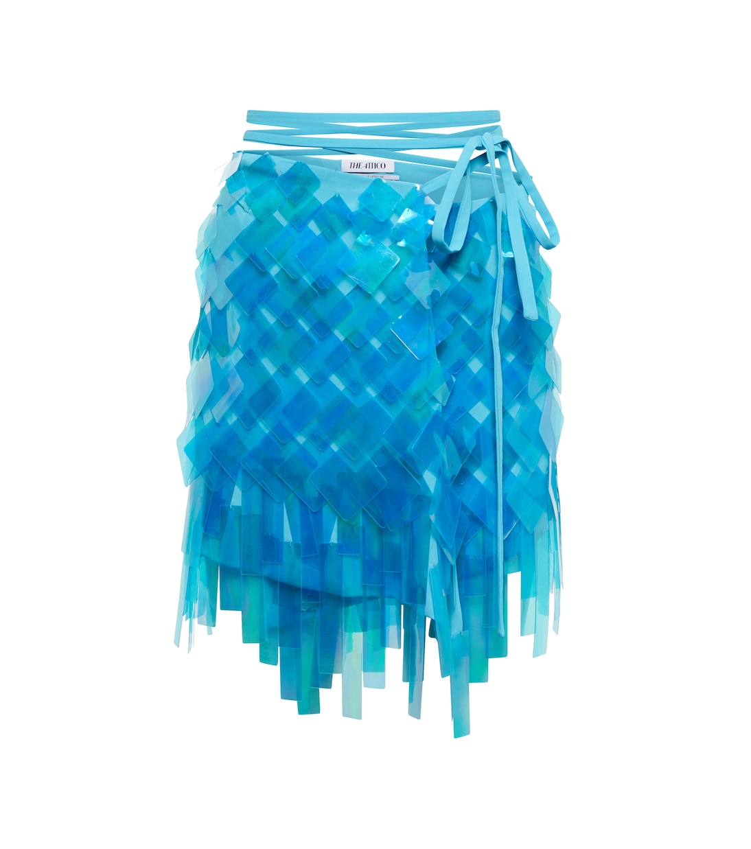 

Украшенная мини-юбка The Attico, Turquoise