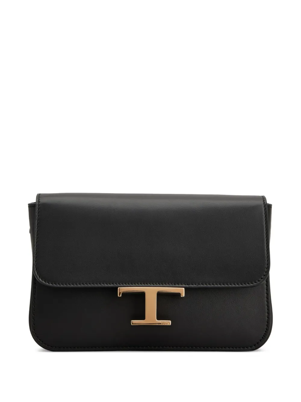 

Кожаная мини-сумка TOD'S, черный