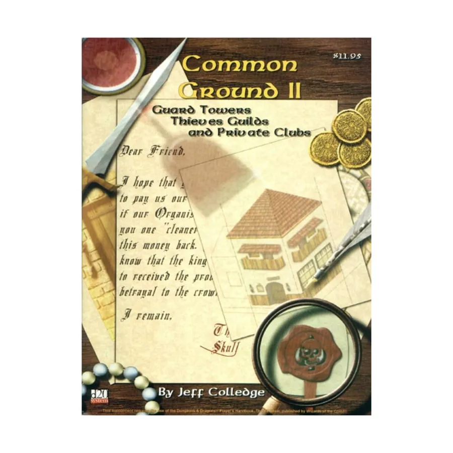 

Common Ground II - Guard Towers, Thieves Guilds and Private Clubs, d20 Supplements (Bard's Productions), мягкая обложка