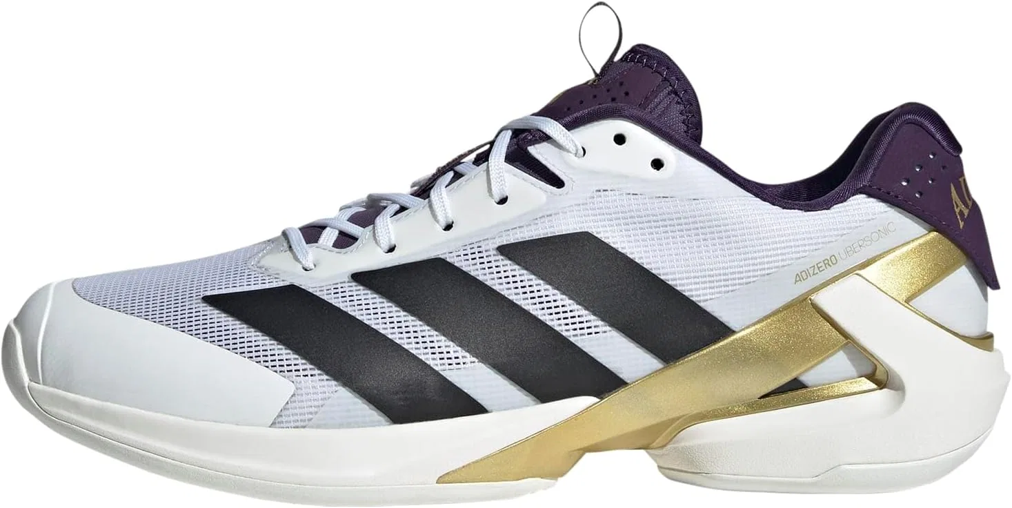 Кроссовки для тенниса adidas Adizero Ubersonic 5, White/Black/Aurora Plum