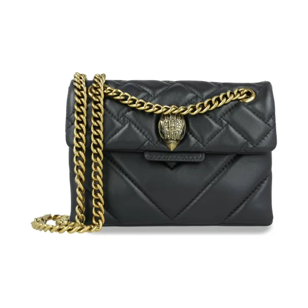 

Кожаная мини-сумка Kensington Kurt Geiger, черный