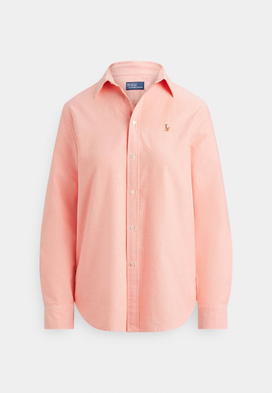 Блуза Polo Ralph Lauren CLASSIC LONG SLEEVE BUTTON FRONT SHIRT, Peach Tree/Orange — фото 4