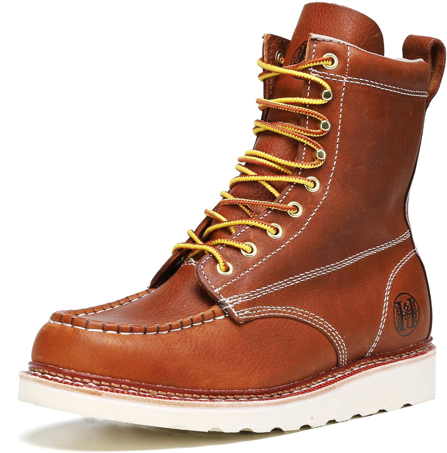 

Ботинки CONRAD Men's Moc Toe Safety Work: 6 и 8 soft toe, композитный носок, водонепроницаемые, стойкие от скольжения, проколотные ботинки EH Safety, Hvb808/Soft Toe