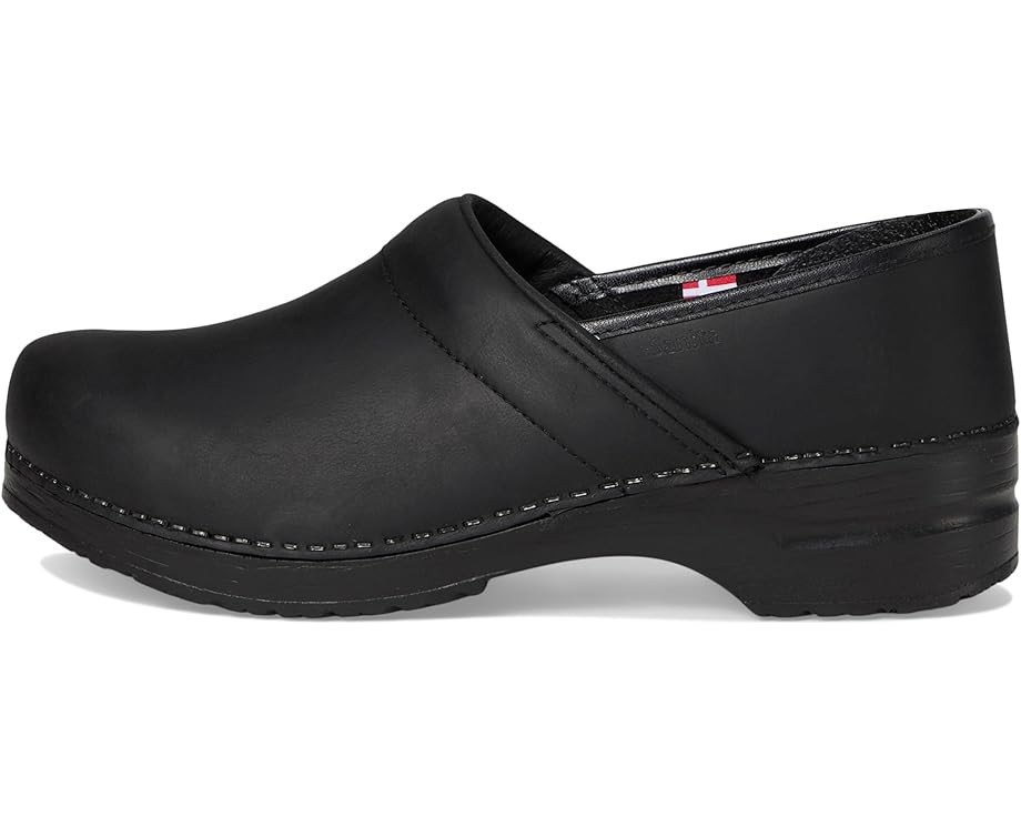 Мужские клоги Sanita Professional Oiled Nubuck, Black — фото 4