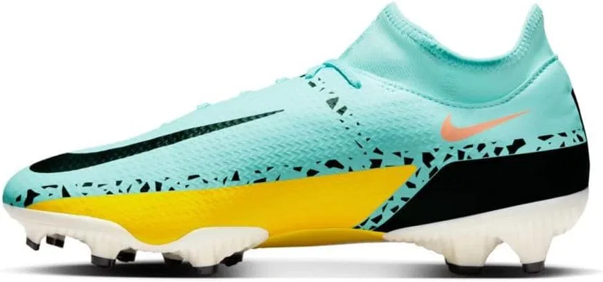Кроссовки Nike Unisex Phantom GT2 Academy Dynamic Fit MG, Glacier Ice Black Yellow Strike — фото 3