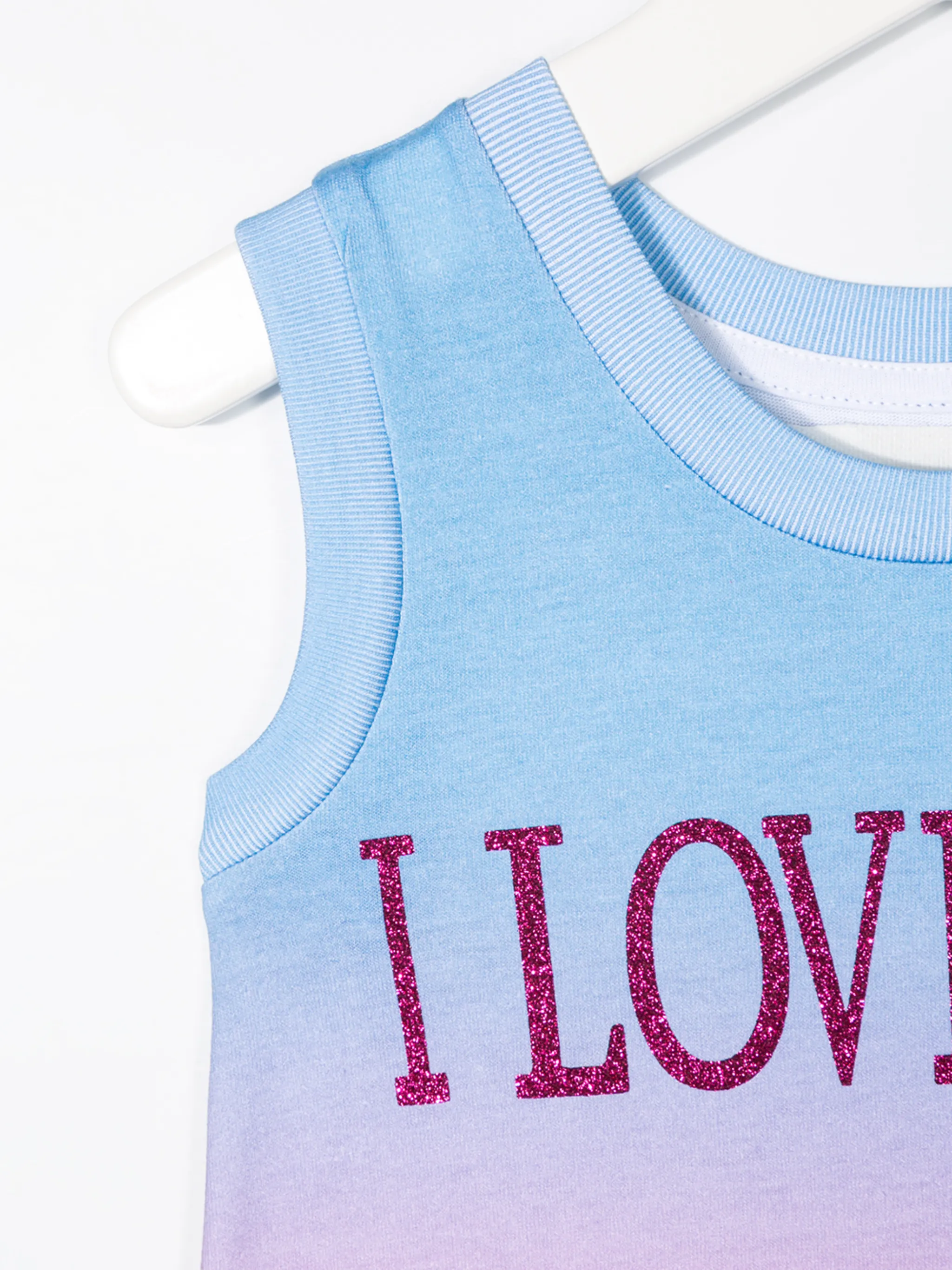 Платье I Love You Alberta Ferretti Kids, синий — фото 3