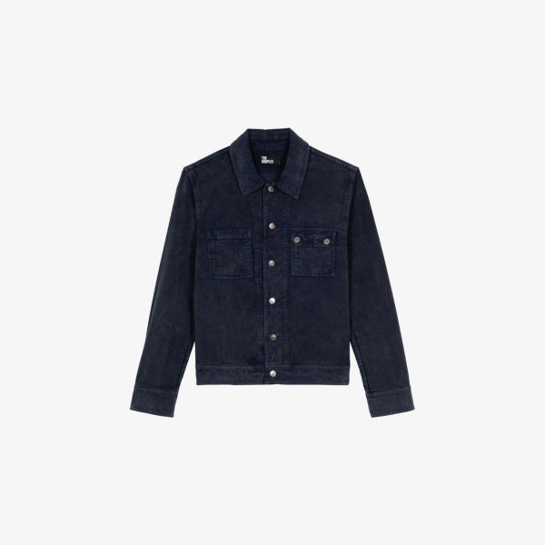 

Куртка The Kooples с накладными карманами, синий