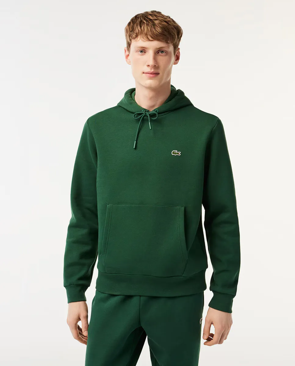 

Мужская толстовка Lacoste для джоггеров из органического хлопка с капюшоном, зеленый