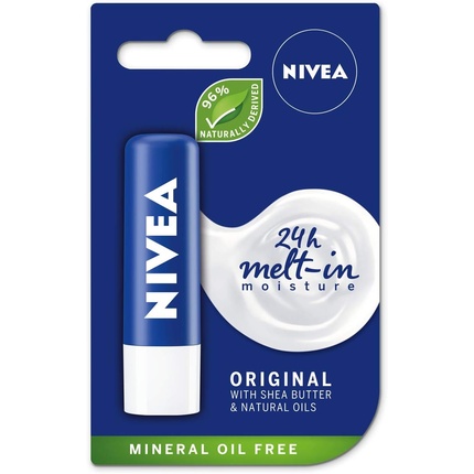 

Nivea Original Care Ухаживающий бальзам для губ 4,8 г, Синий, Nivea Original Care Ухаживающий бальзам для губ 4,8 г