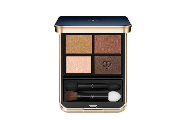 Clé De Peau Beauté Палетка теней для век Light Illusion Shimmer с 4 оттенками для легкого контурирования, #03 Glimmering Cloud Shadow — фото 4