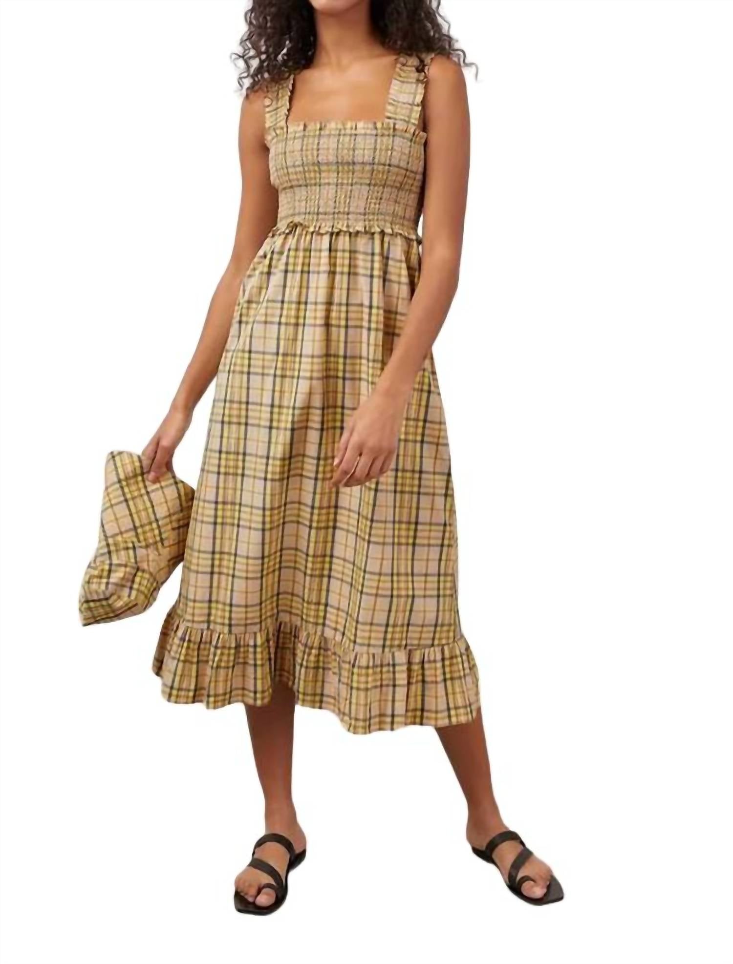 

Платье Руми в клетку с подсолнухами Rails, цвет sunflower plaid