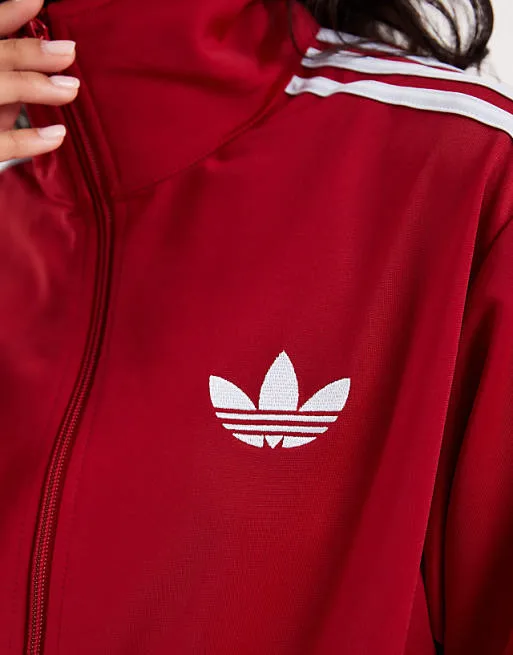 Свободный спортивный топ adidas Originals Firebird темно-красного и синего цветов — эксклюзивно для ASOS — фото 3