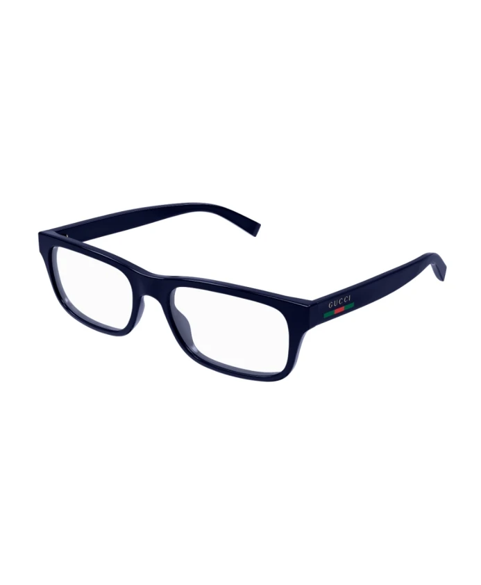 

Элегантные солнцезащитные очки с декоративной перемычкой Gucci, синий