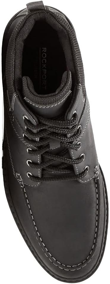 Мужские ботинки Rockport Weather Ready Moc Toe для хайкинга, черный — фото 2