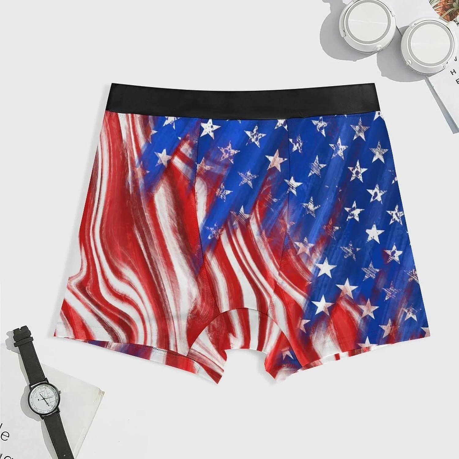 Боксеры с принтом, American Flag-1 — фото 3