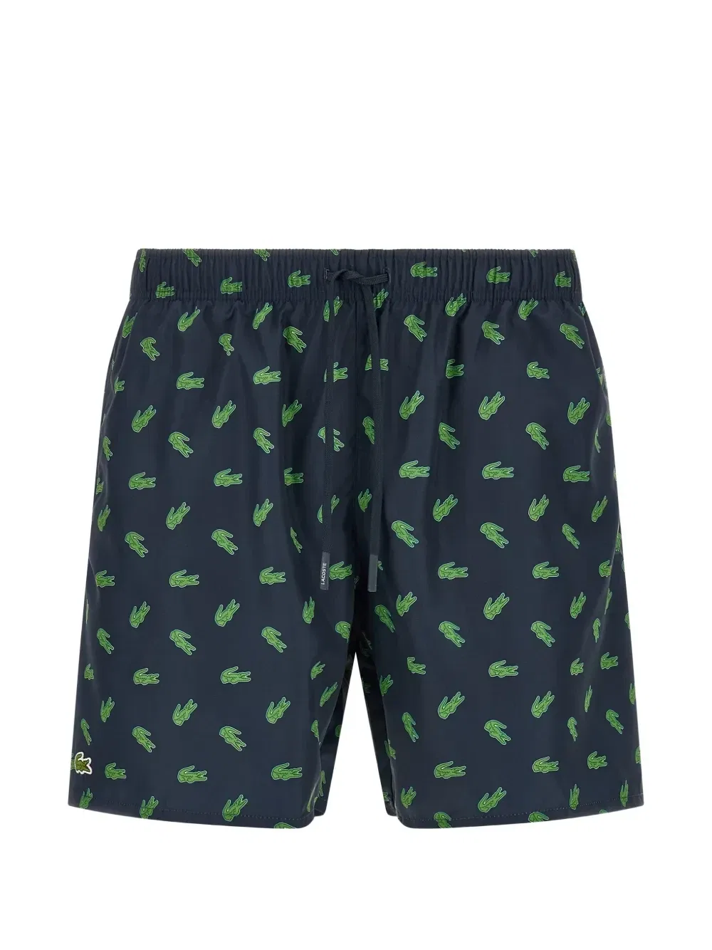 Плавки с кулиской и крокодиловым принтом Lacoste, синий