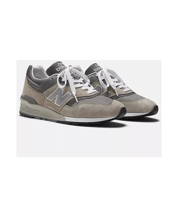 Серые кроссовки производства США u997gy New Balance, коричневый — фото 2