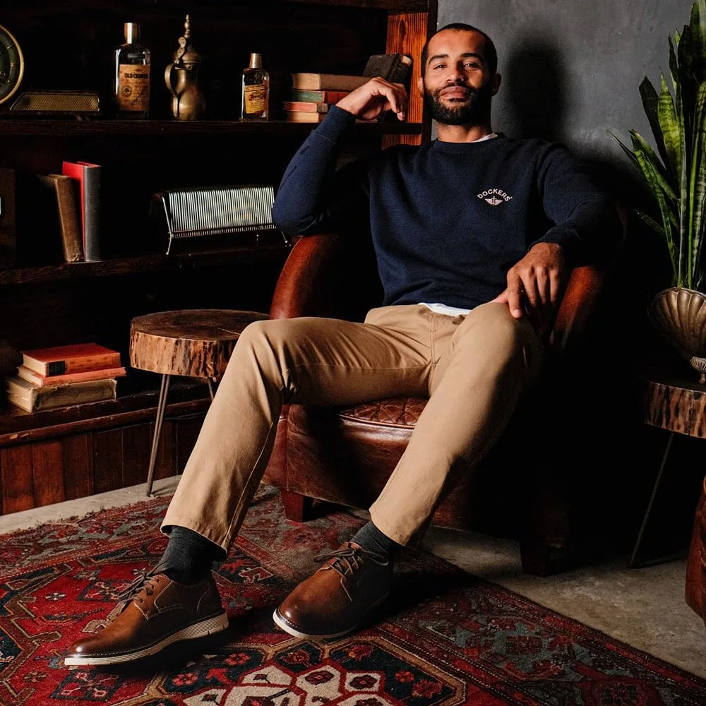 Мужские оксфорды Dockers Easedale, Cognac — фото 2