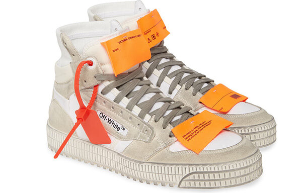 Кроссовки off c/o virgil abloh men's white off-court 3.0 sneakers Off-White, серый — фото 3