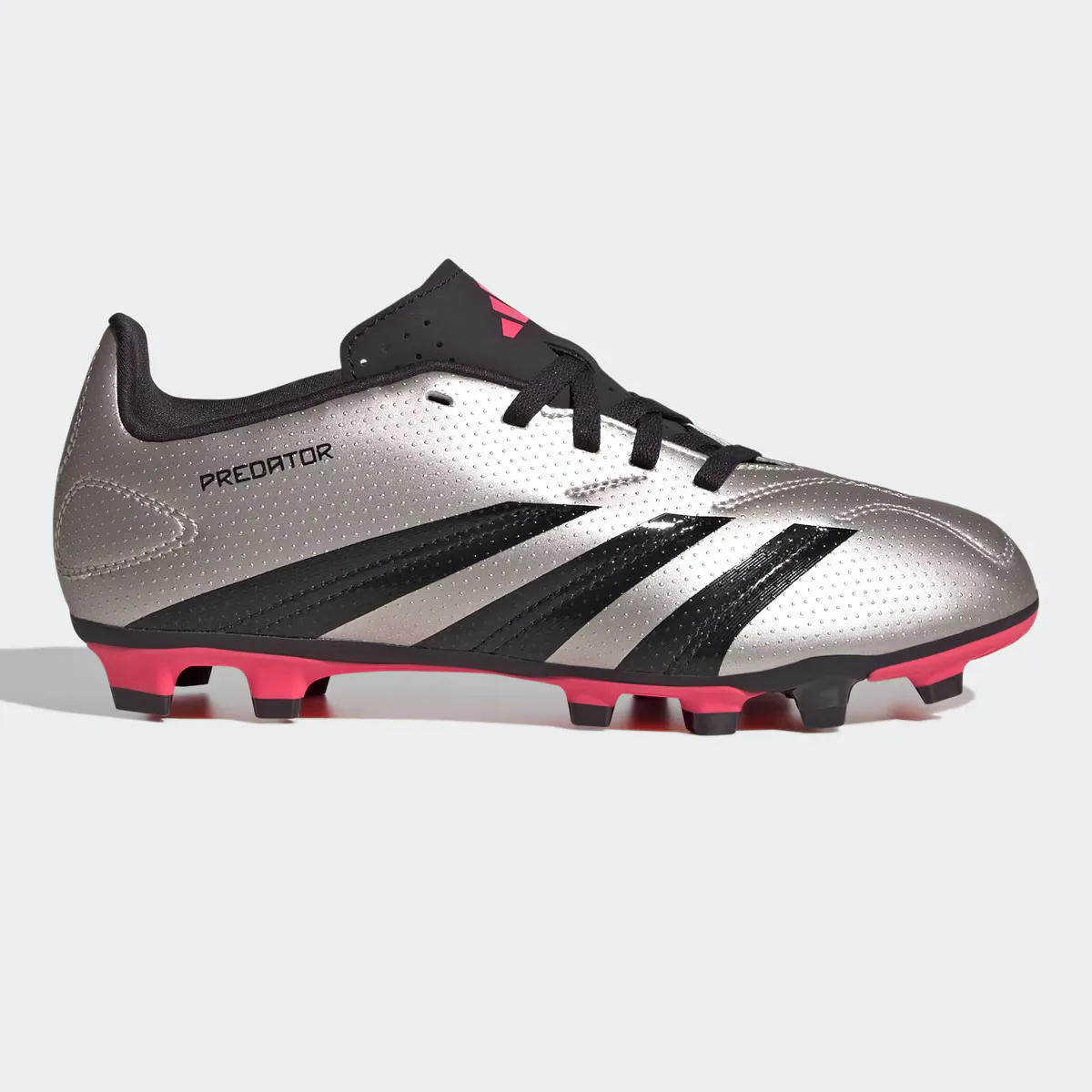 

Детские футбольные бутсы Adidas Predator Club FXG, серый